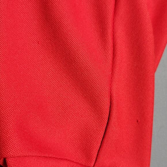 Callaway Red Golf Polo Shirt Sporty Classic Short Sleeves Button Up Mens Size L - Picture 10 of 11